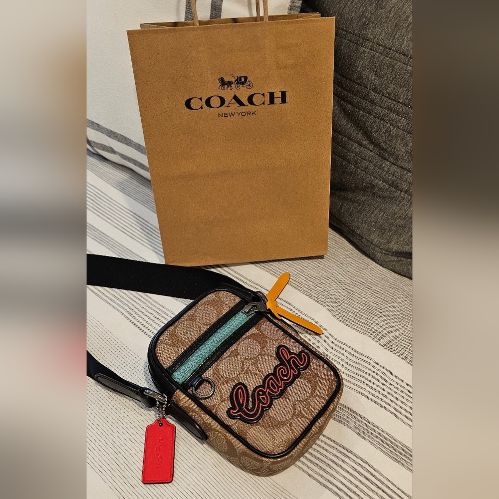 Men's coach cross body bag